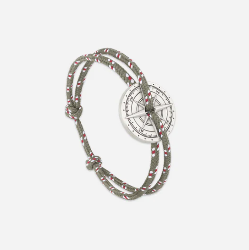 Bracelet Rose des Vents Tramontane - Argent Vieilli