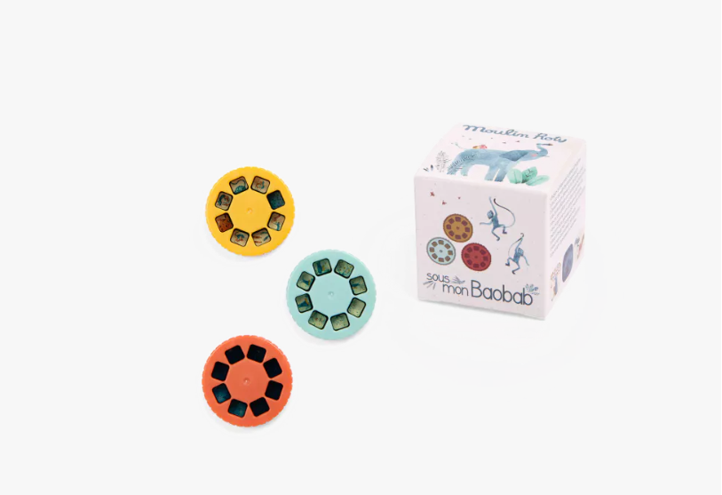 Boîte de 3 disques pour lampe à histoires - Sous mon baobab