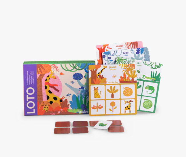 Jeu loto des couleurs - les toupitis