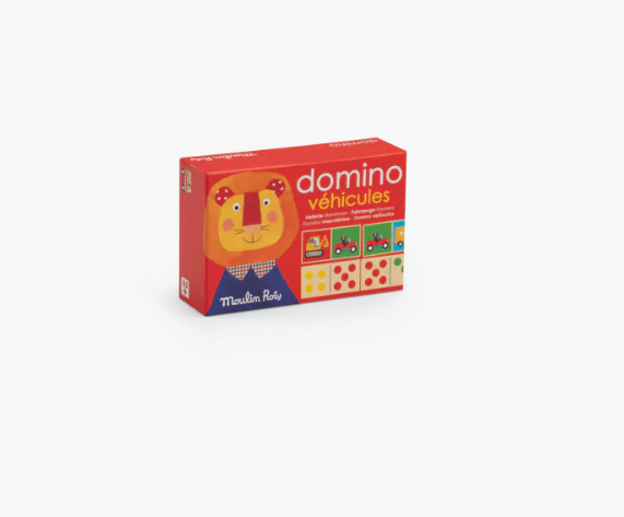 Domino véhicules en bois - Les popipop