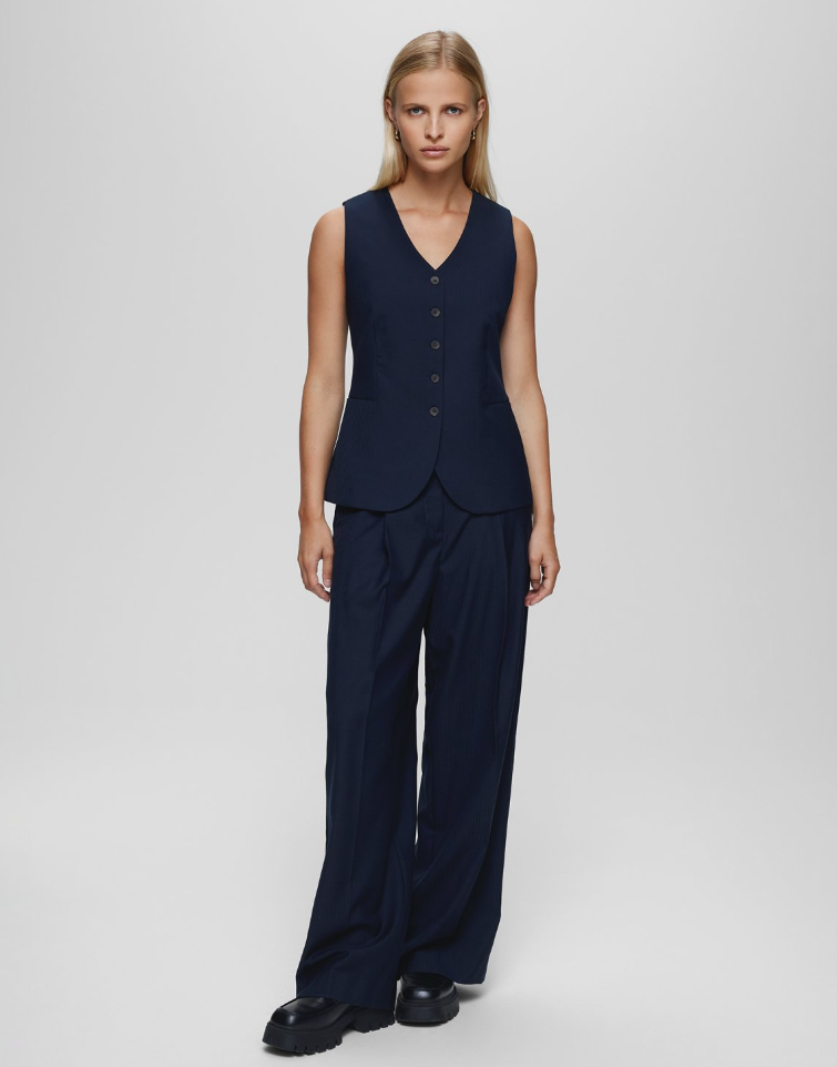 Pantalon Maelynn - Sky Captain (bleu marine)