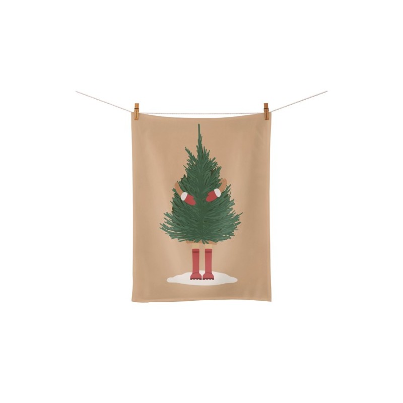 Torchon en coton biologique - Tree on Legs