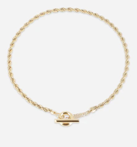 Collier Braise - Acier doré
