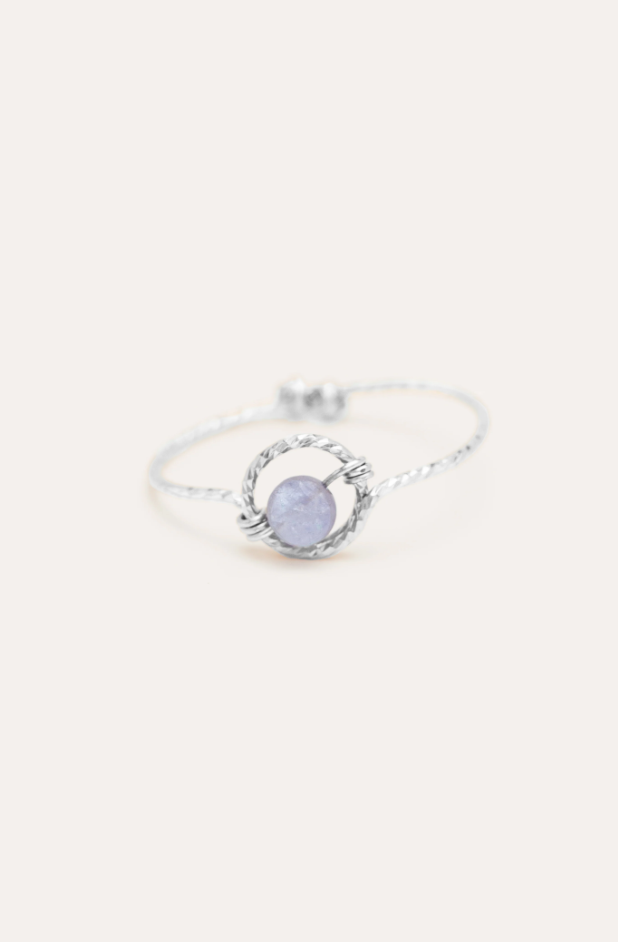 Bague Swan - Tanzanite - Argent