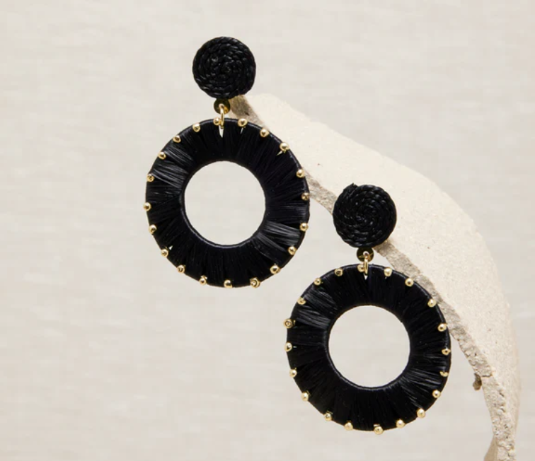Boucles d\'oreilles Joee - Noir