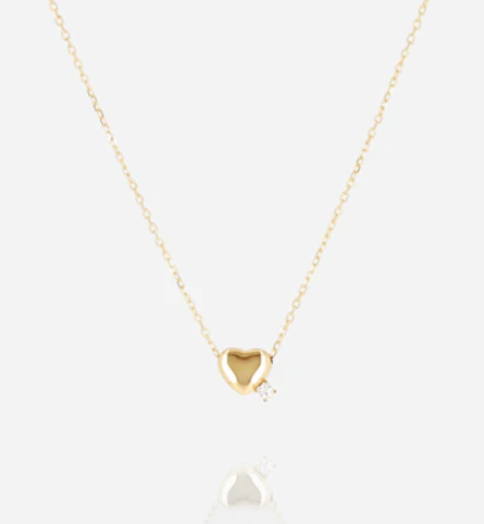 Collier Azur - Acier doré