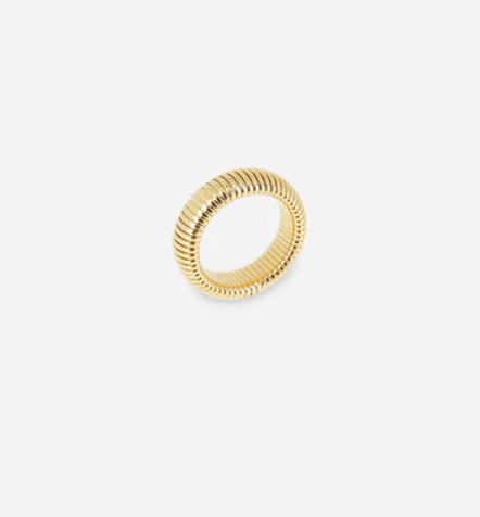 Bague Nano - Acier doré