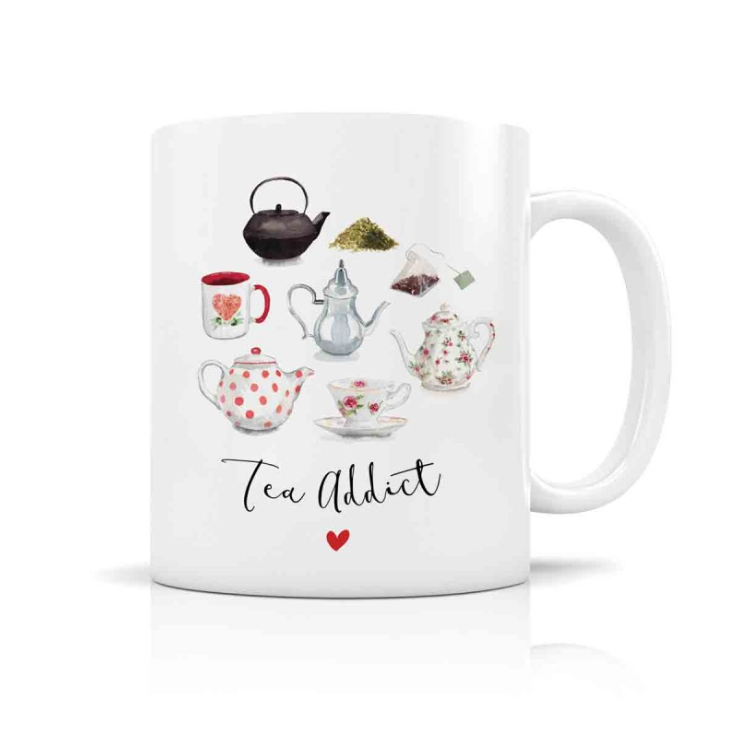 Mug céramique 350ml - Tea addict