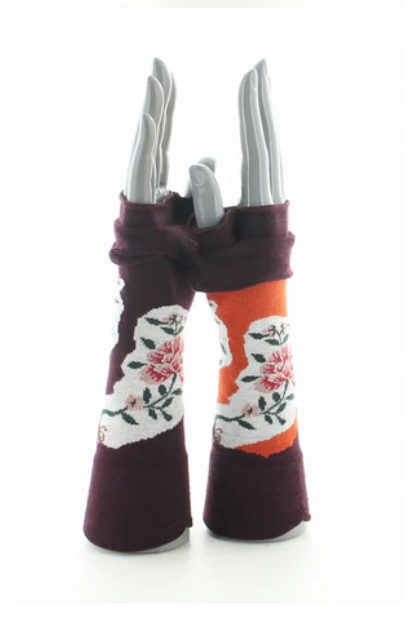 FLEUR FOND ORANGE 4