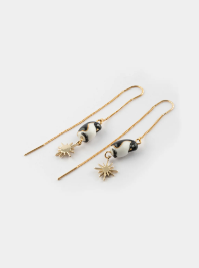 Longues boucles d\'oreilles pingouin - Arctique