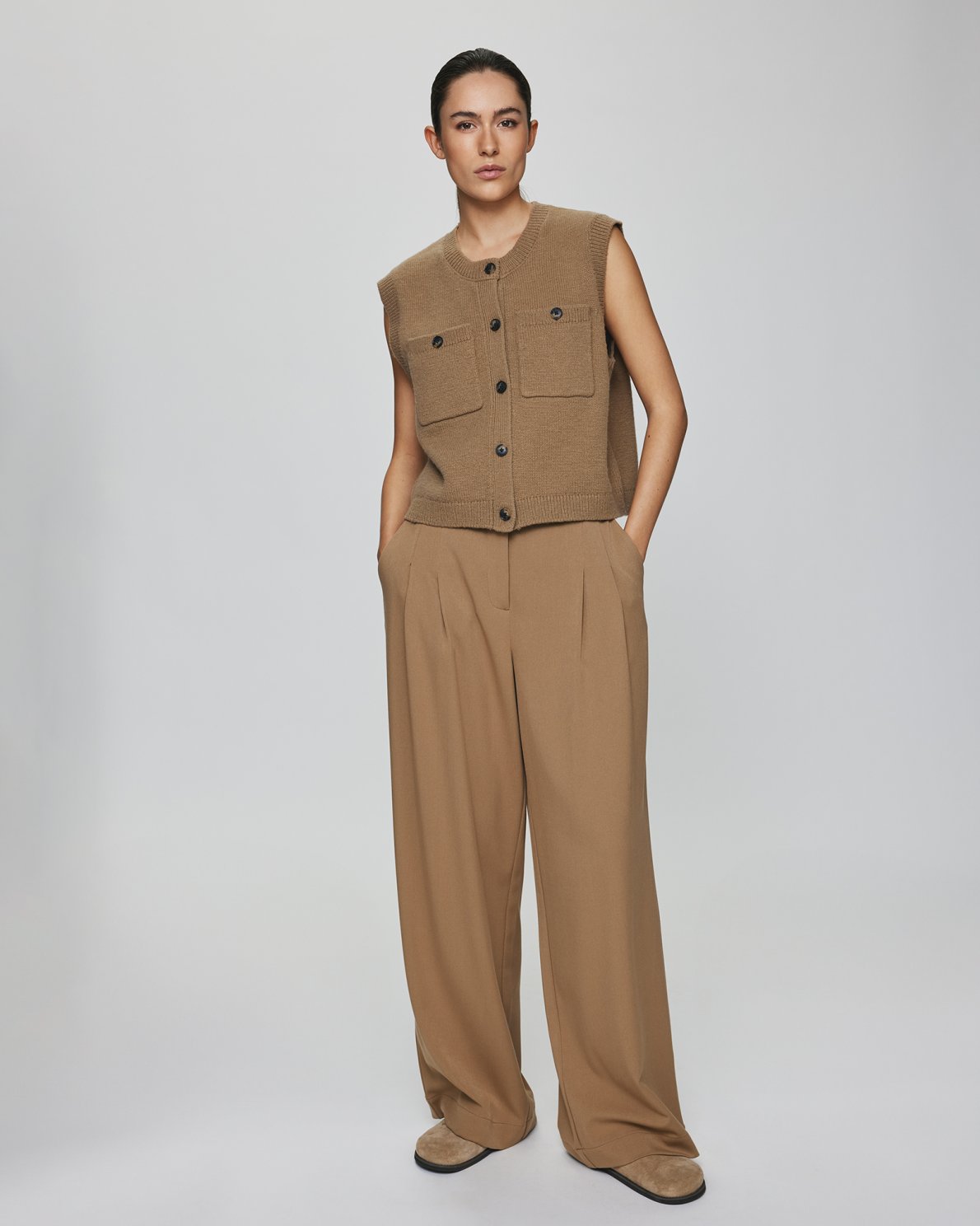 Pantalon Henrika - Hermine (Camel)