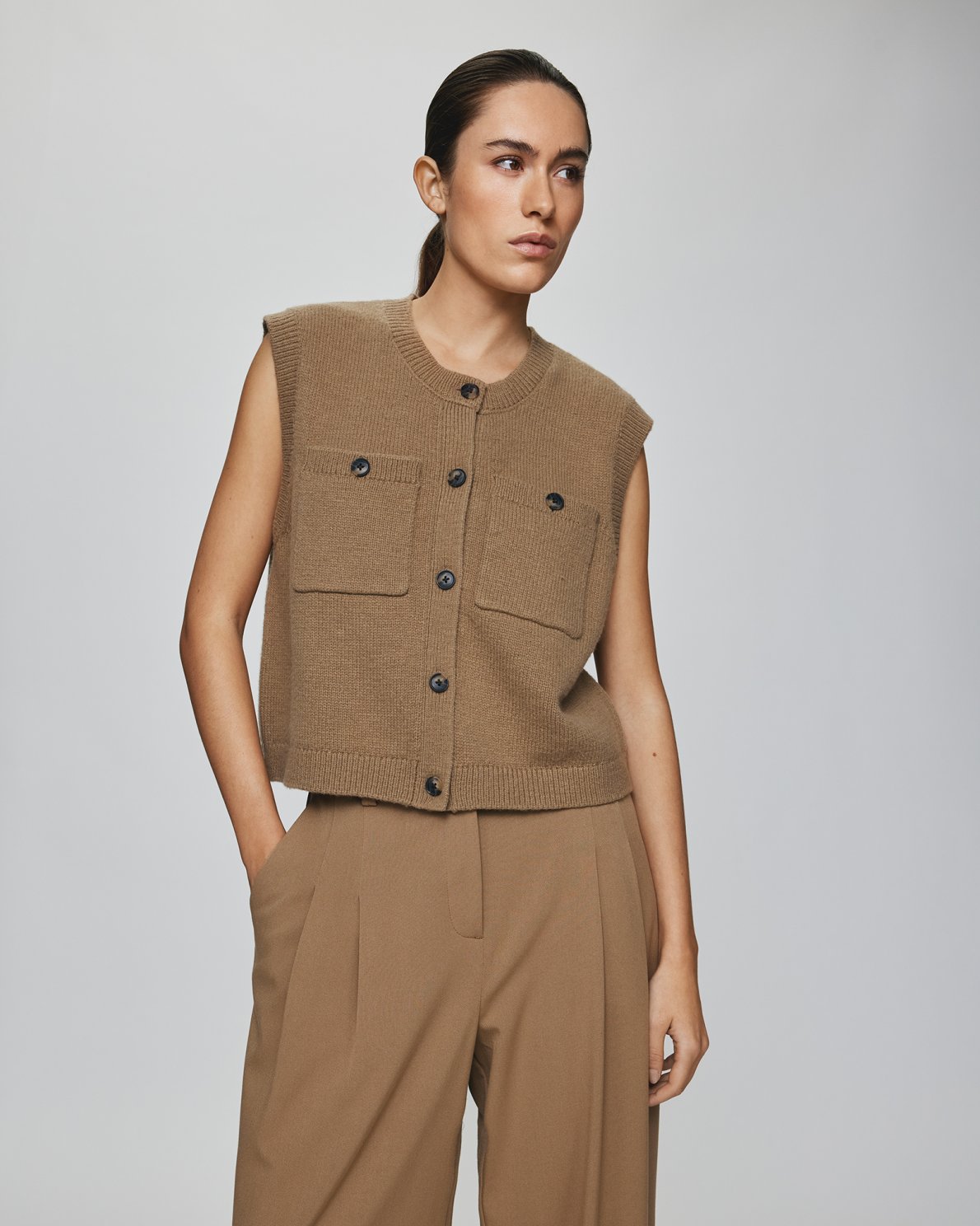 Gilet Marica Karina - Hermine (Camel)