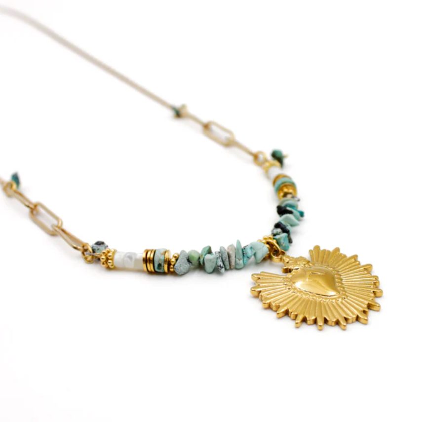Collier long heishi ex voto - JOE