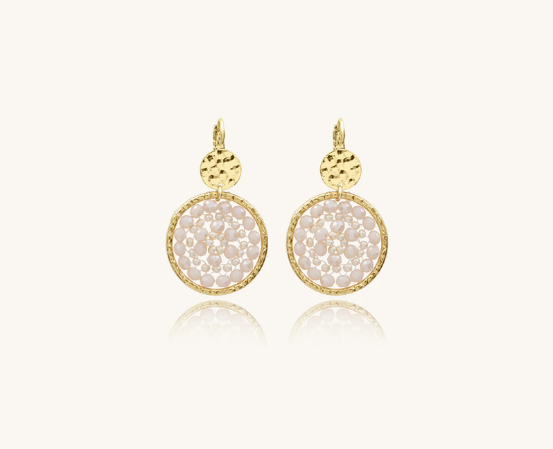 Boucles d\'oreilles Paradis - Sable