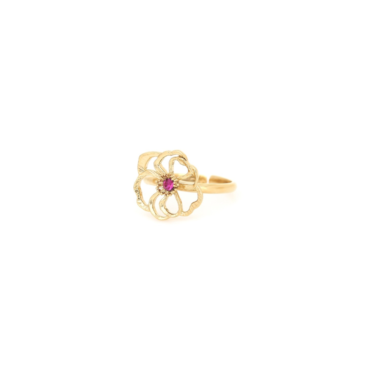 POPPY - Bague petit coquelicot