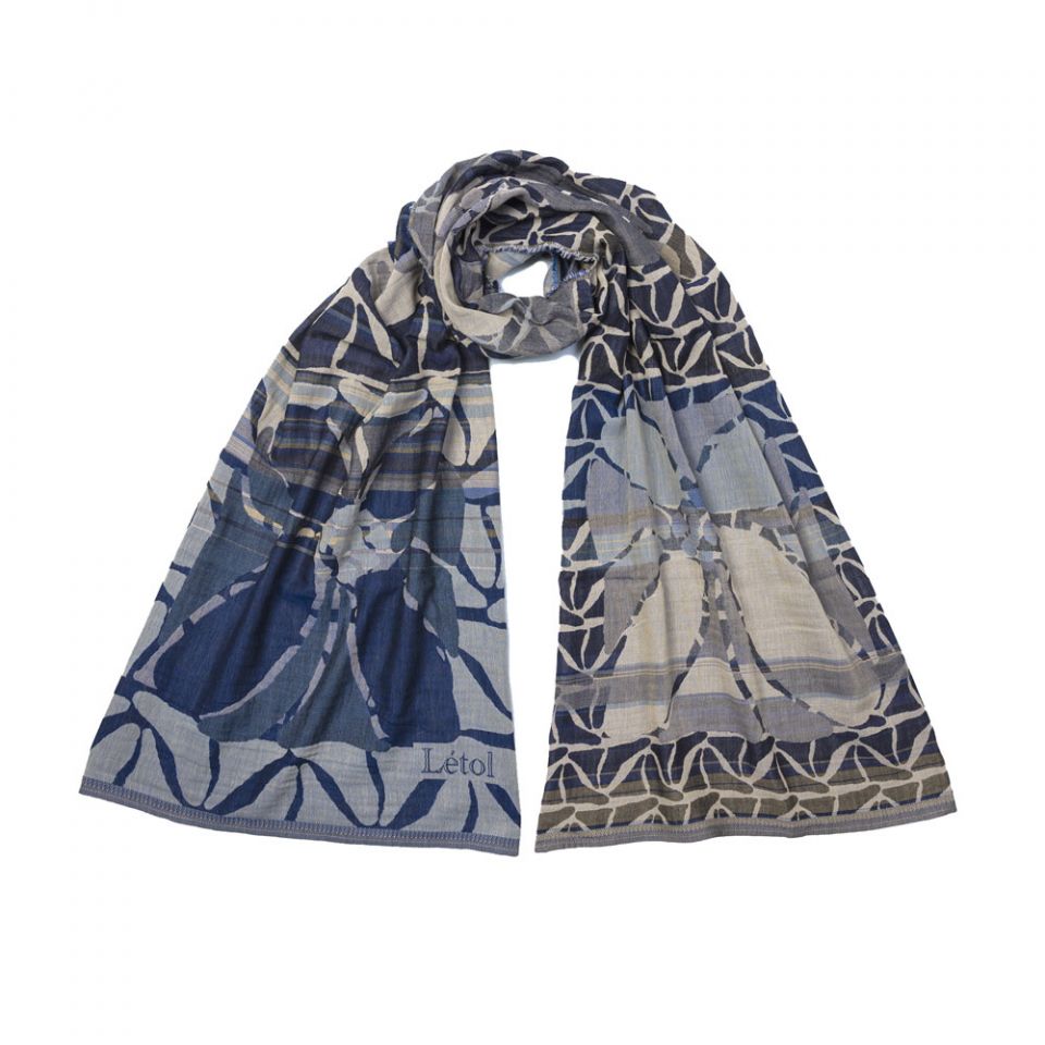 Foulard Florine - Marine