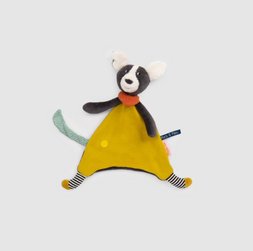 Doudou Puce jaune - Puce & Pilou