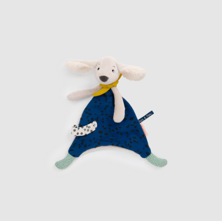 Doudou Pilou bleu - Puce & Pilou
