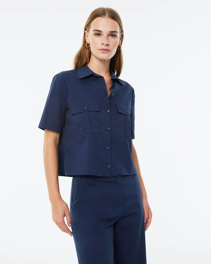 Chemise Merida - Bleu marine