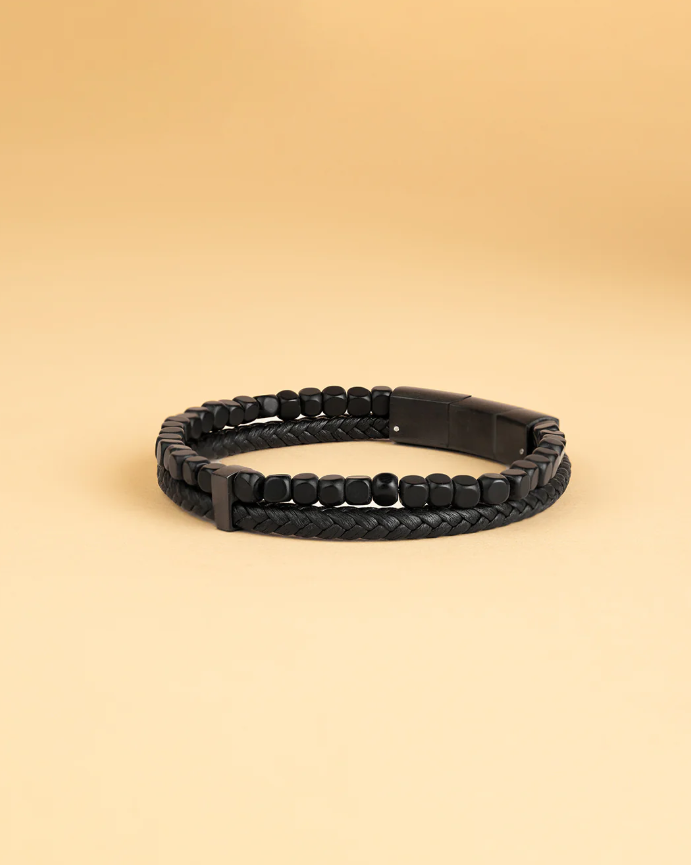 Bracelet Gemini Double Black