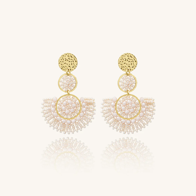 Boucles d\'oreilles Cancun - Sable