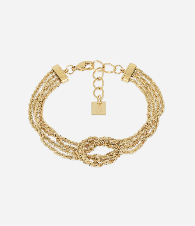 Bracelet Alison - Acier doré