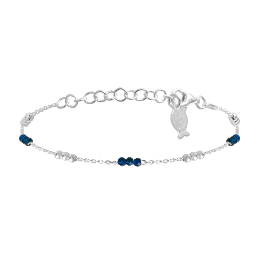 Bracelet Zelda - Argent & Saphir