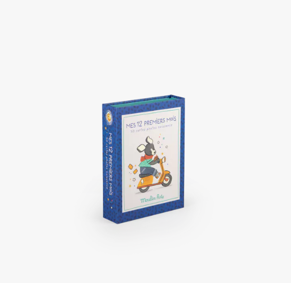 Cartes Mes 12 premiers mois - Puce et Pilou