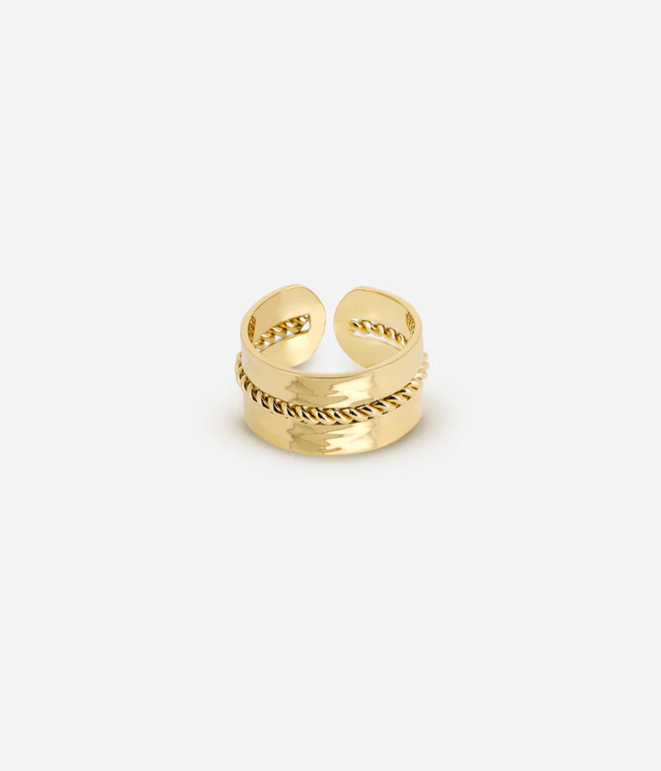 Bague Alami - Acier dore