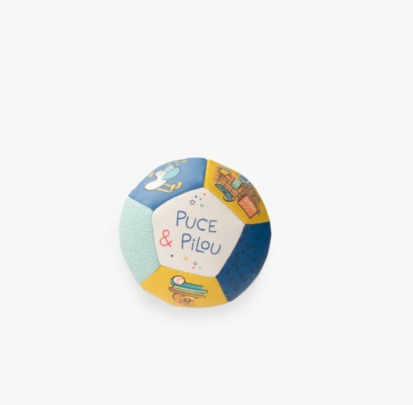 Ballon souple 10 cm - Puce et Pilou