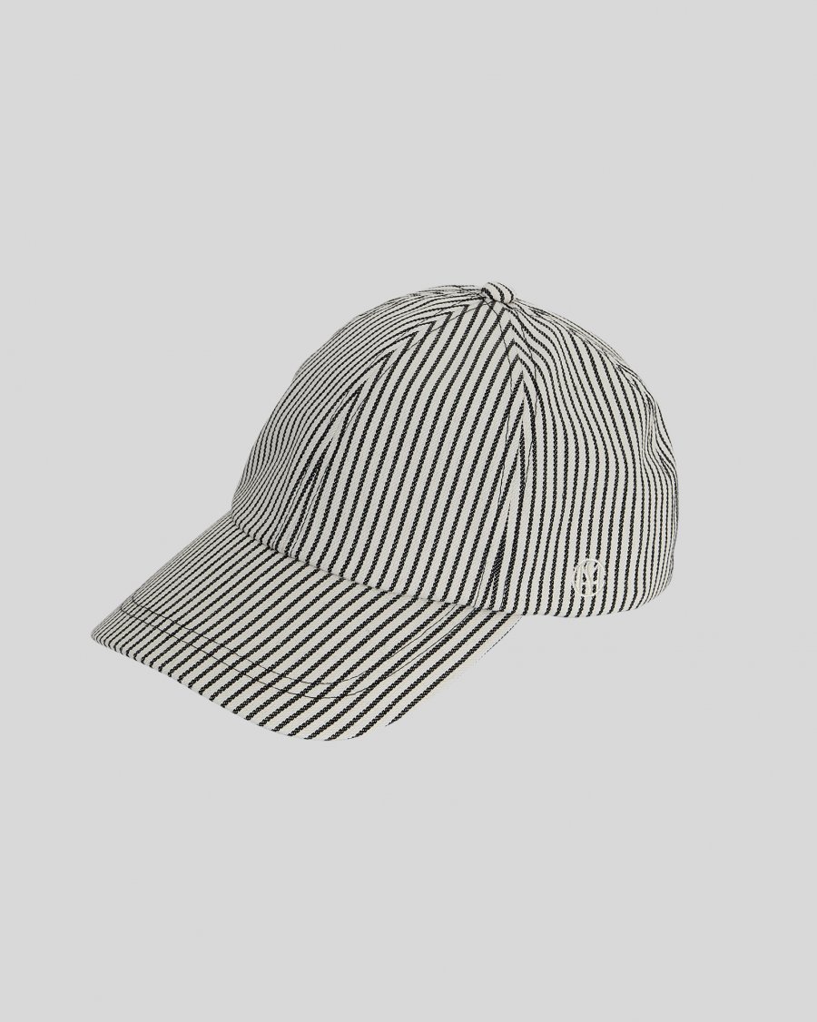 Casquette Rhianne - Ecru/black