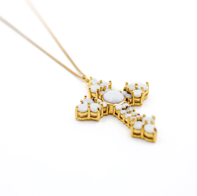 Collier long croix - EVE