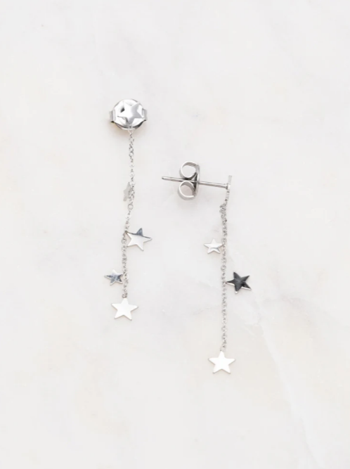 Boucles d\'oreilles Stellio - Acier