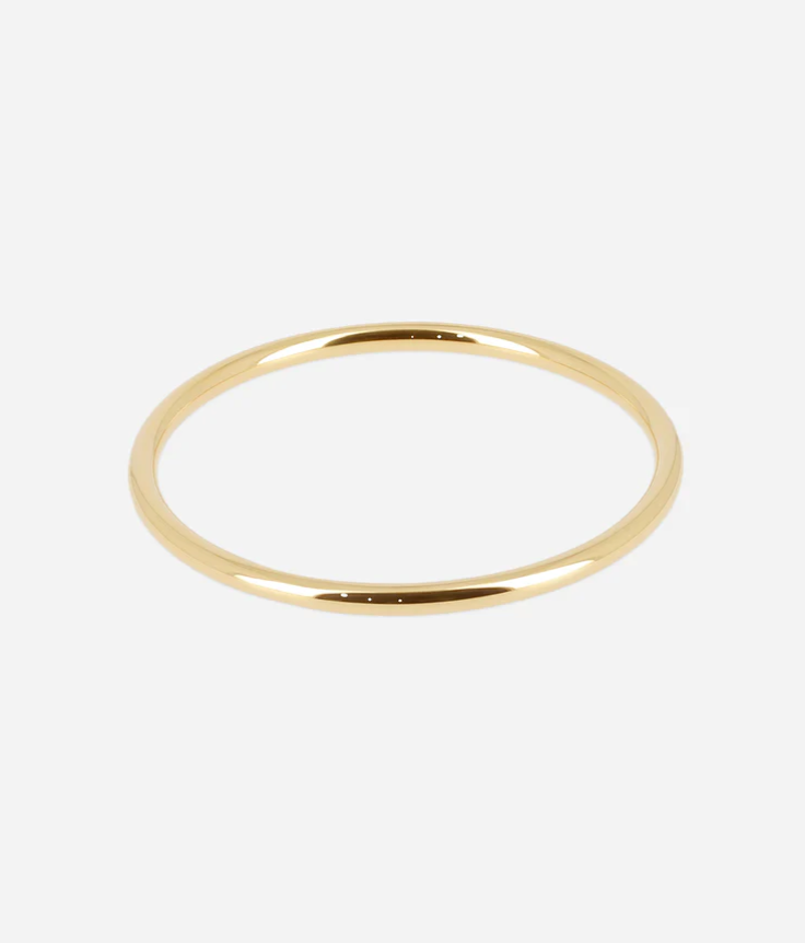 Bracelet Jonc Icy - Acier doré
