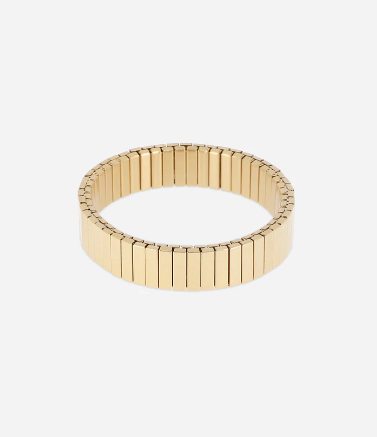 Bracelet Jonc Nunki - Acier doré