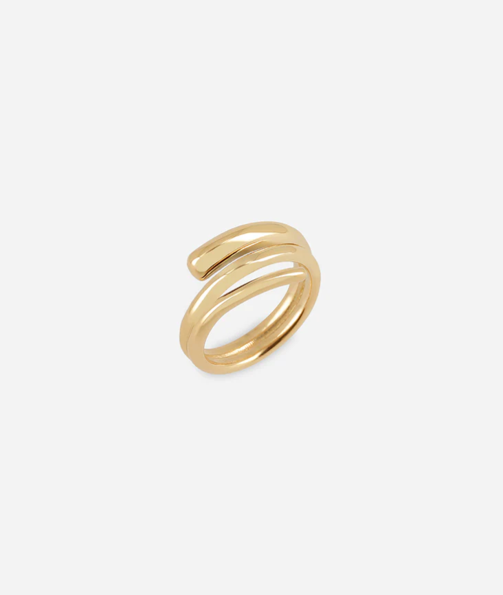 Bague Tanos - Acier doré