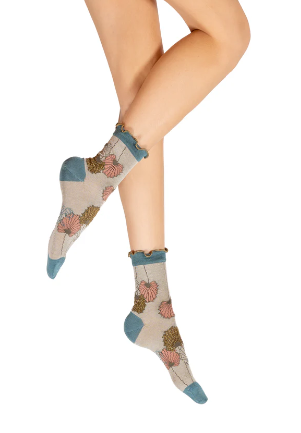 Chaussettes femme fil d\'Ecosse - Monnaie du Pape