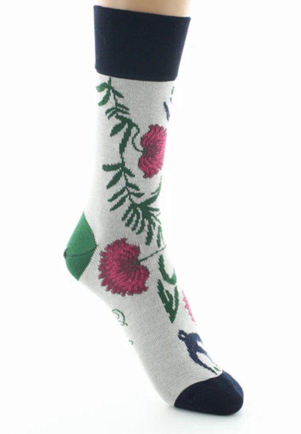 chaussettes-coton-berthe-fleurs-feuilles-3