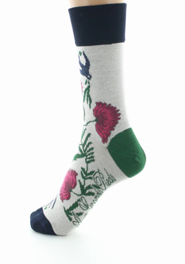 chaussettes-coton-berthe-fleurs-feuilles-5
