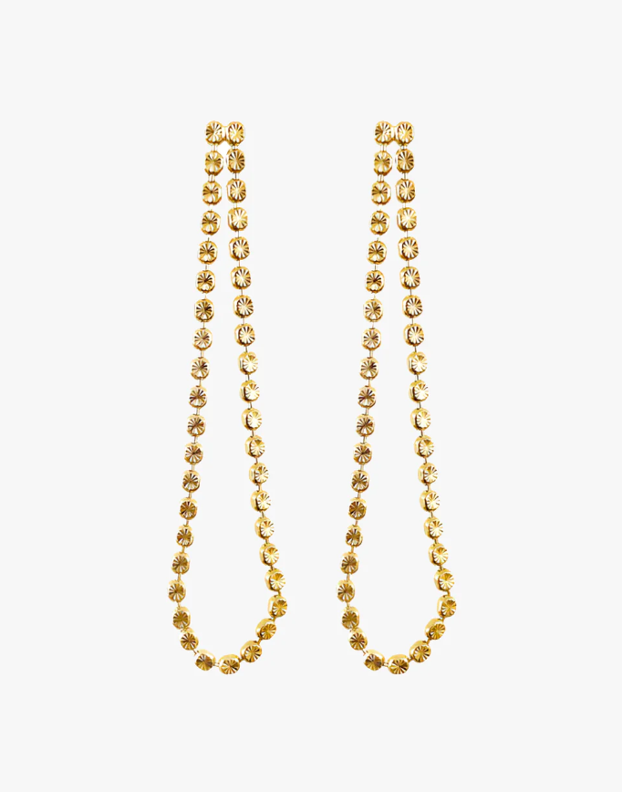 Boucles d\'oreilles Lumière XL - Doré