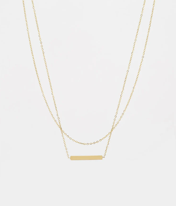 Collier Luana - Acier doré