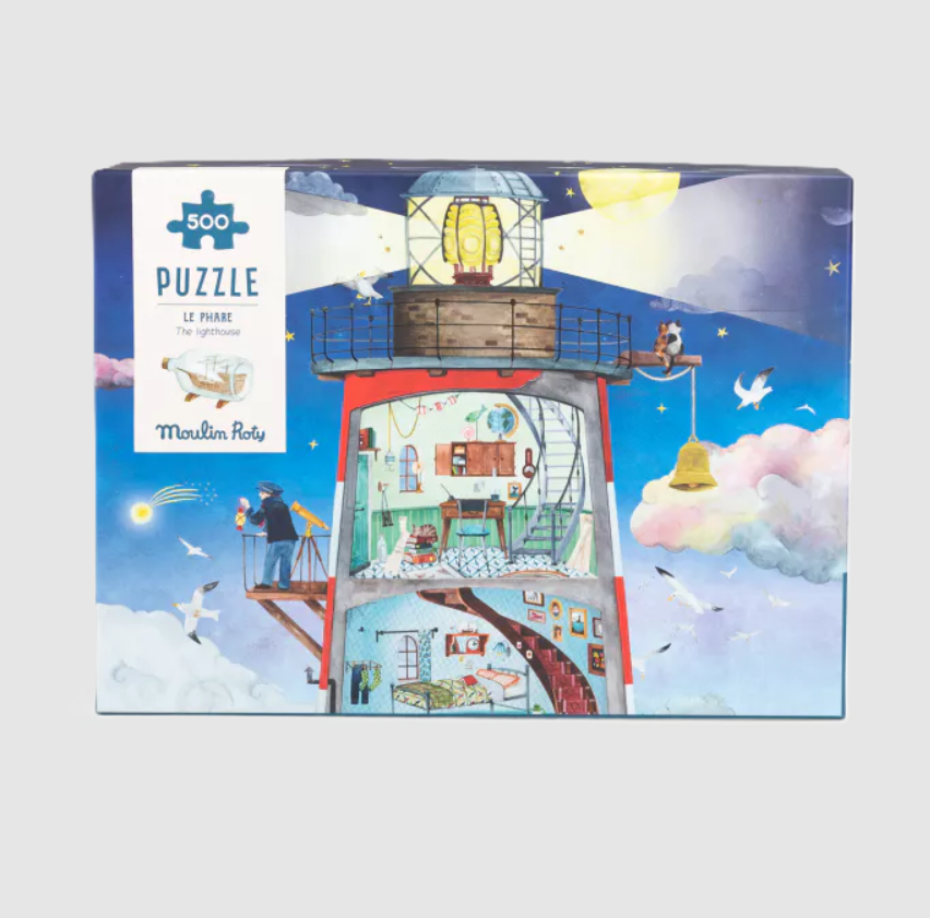 Puzzle phare 500 pièces - Le Jardin du moulin