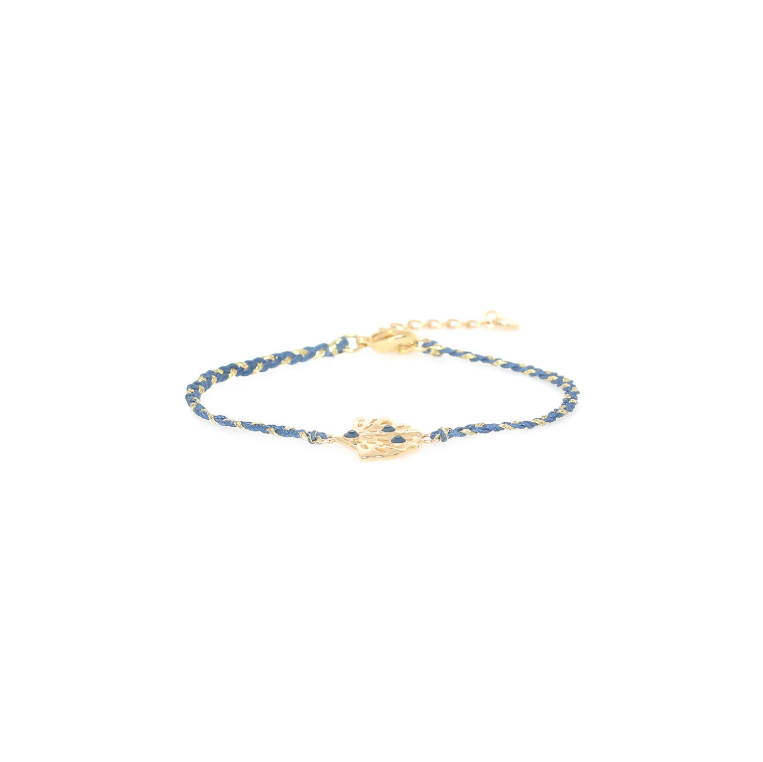 Bracelet cordon ajustable ginkgo - Jinka