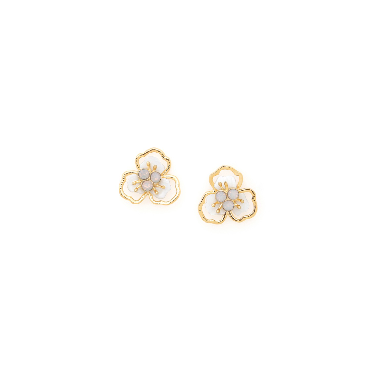 Boucles d\'oreilles poussoir petit modèle - Lisette