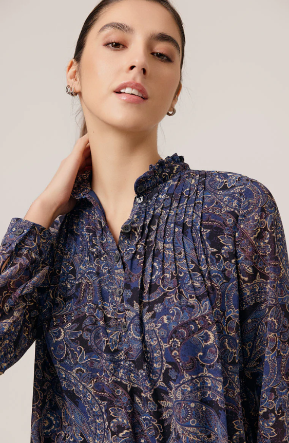 blouse zehra bleu artlove 2