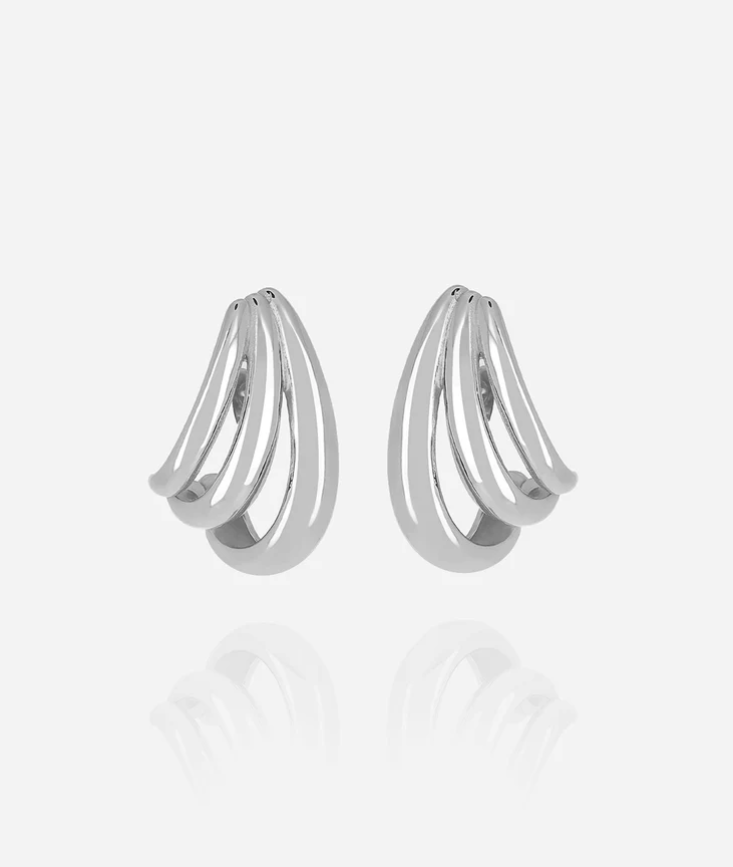 Boucles d\'oreilles Telma - Acier
