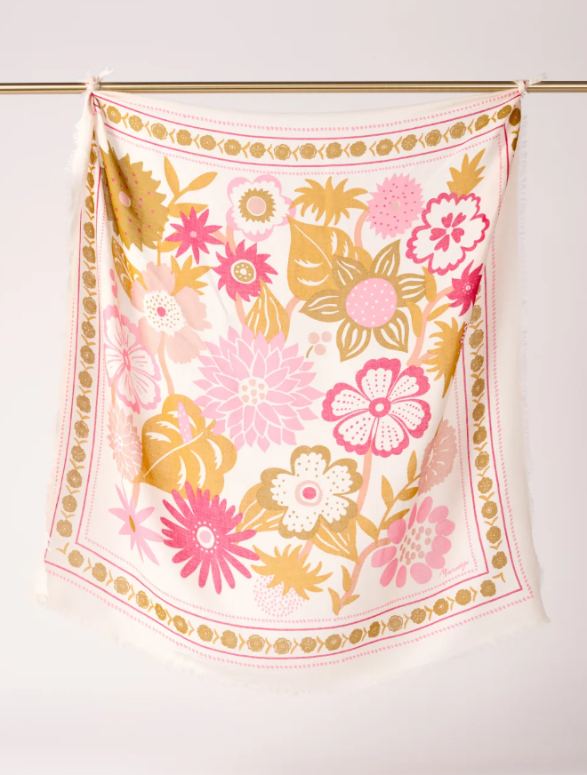 Foulard Winter Bloom - Bronze