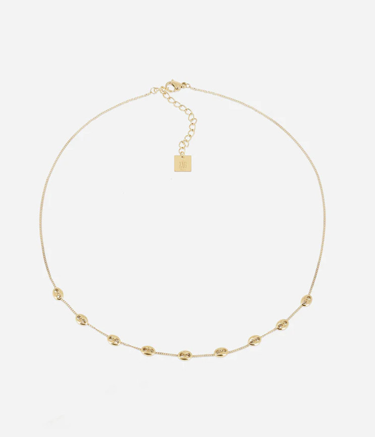 Collier Santino - Acier doré