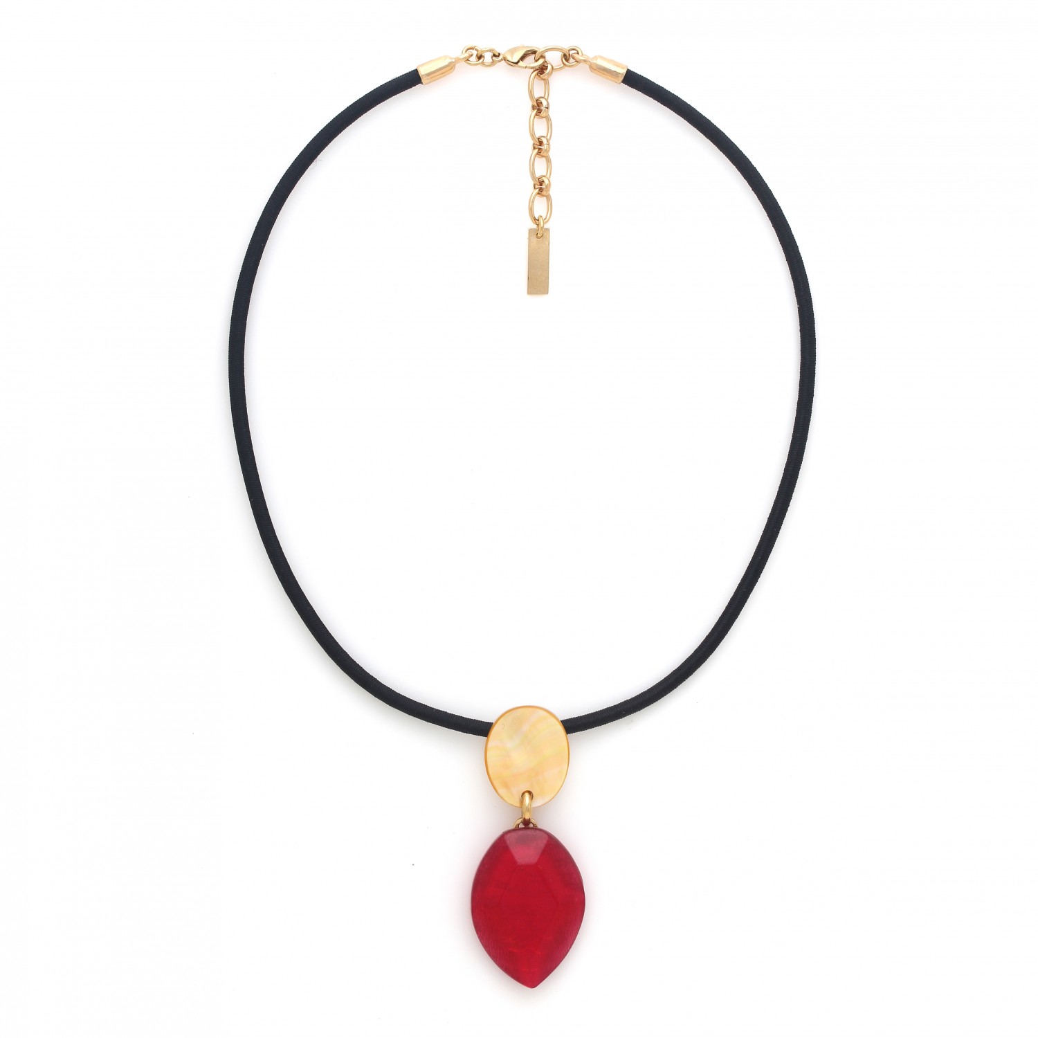 Collier petit pendentif rubis - Izmir