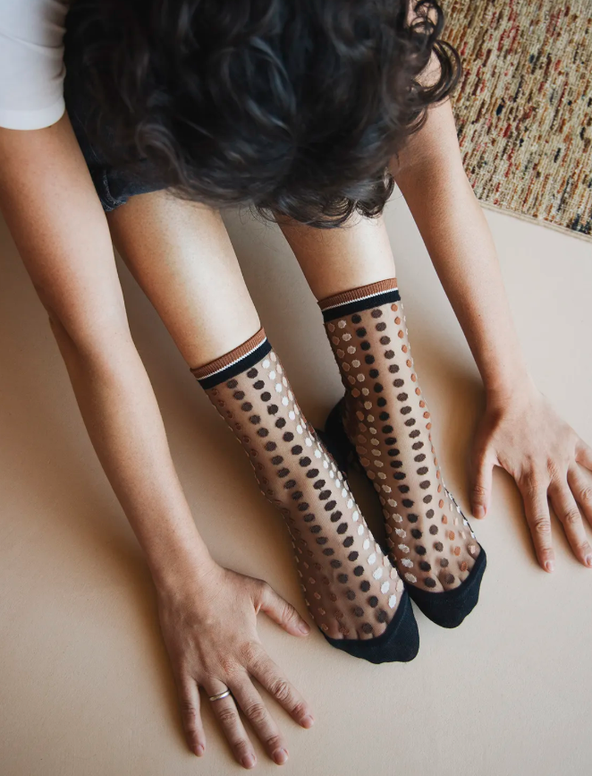 Chaussettes transparentes - Vetrata Brune